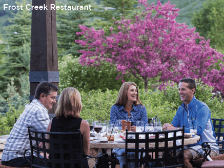 Frost Creek Restaurant in Vail Valley