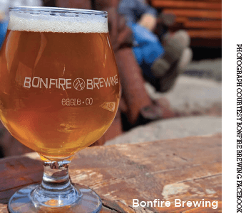 A brew from Bonfire Brewing in Vail Valley
