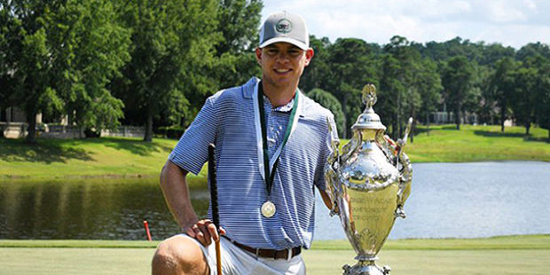 A.J. Ott won the 2019 Southern Amateur in a two-man playoff.