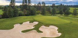 Circling Raven Golf Club in the Coeur d''Alene region of Idaho.