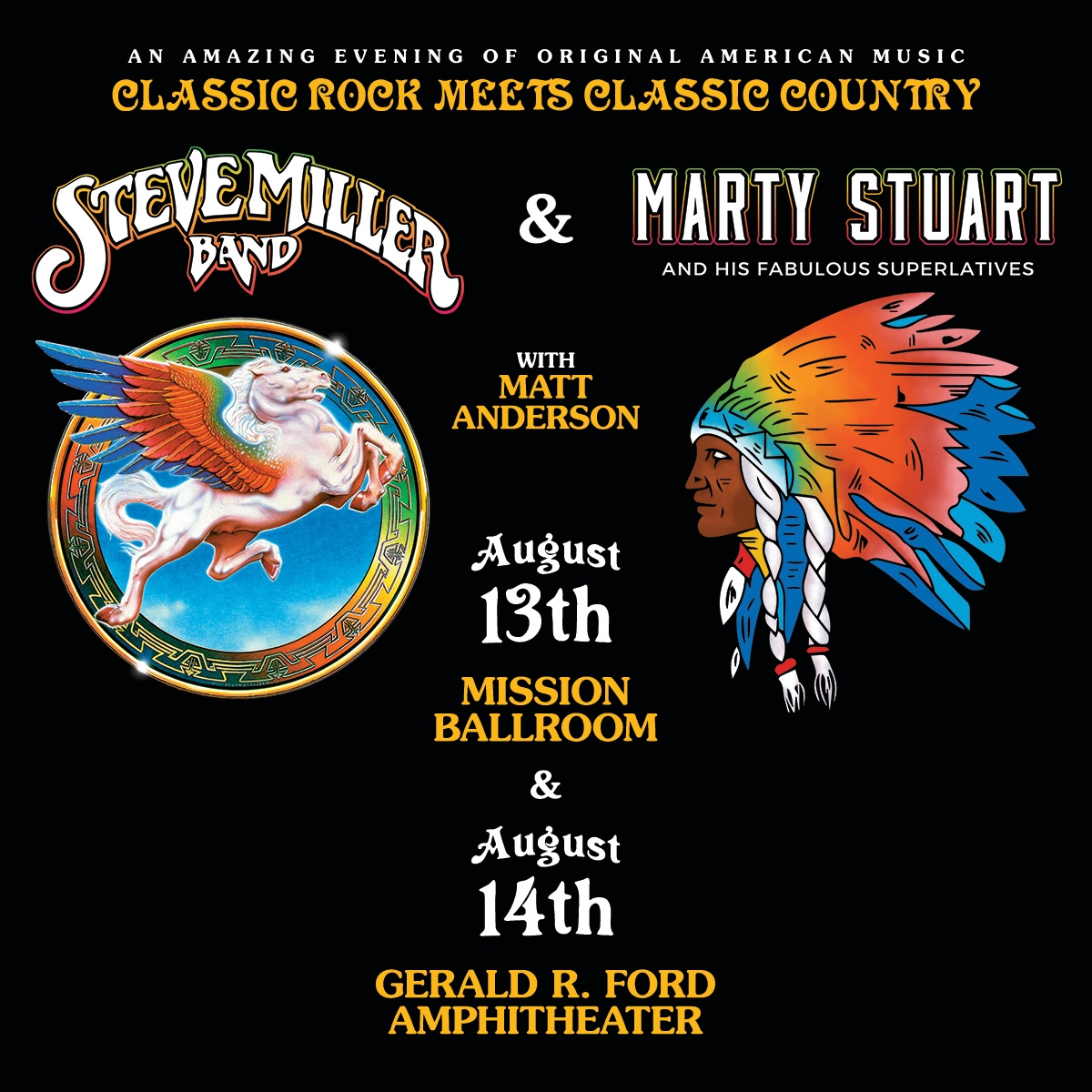AEG Presents Steve Miller Band & Marty Stuart