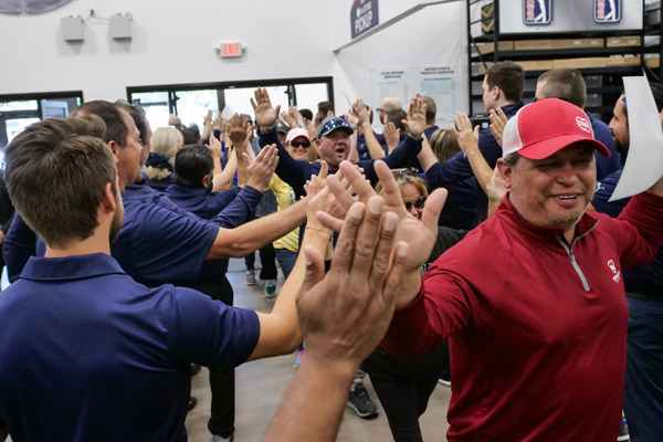 The grand opening at the PGA TOUR Superstore in Westminster, Colorado