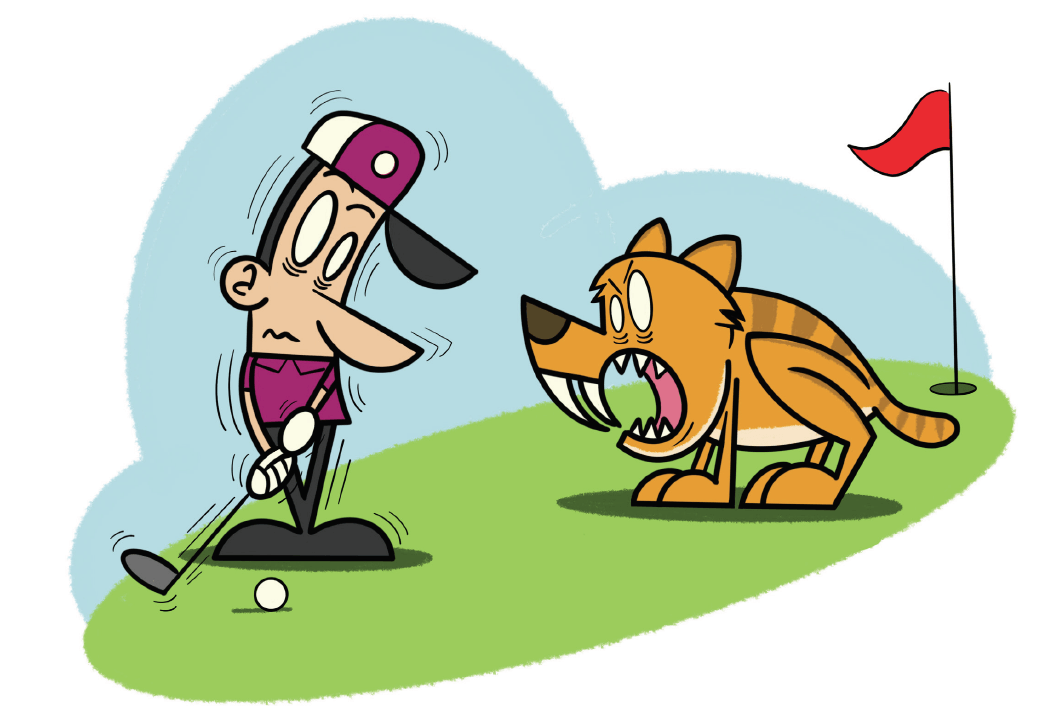 Mental golf game struggles.