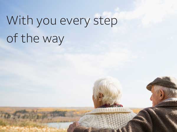 With you every step of the way.
