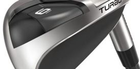 The back of the new Cleveland Launcher Turbo HB Iron