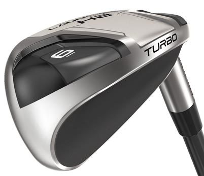 The back of the new Cleveland Launcher Turbo HB Iron