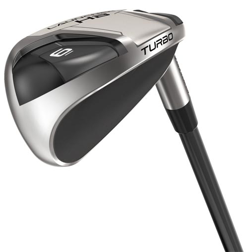 The back of the new Cleveland Launcher Turbo HB Iron