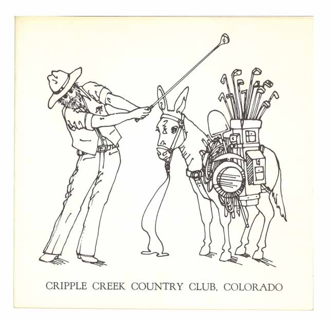 Old Cripple Creek Country Club scorecard