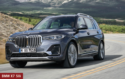 The luxury 2019 BMW X7 50i