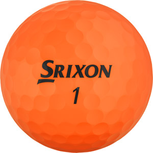 Srixon Soft Feel golf ball in orange
