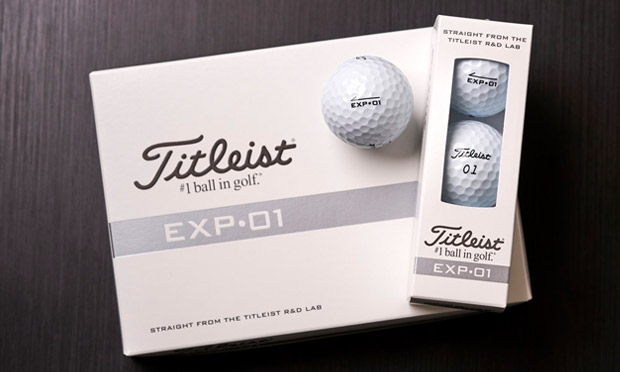 Titleist's new experimental EXT-01 golf ball