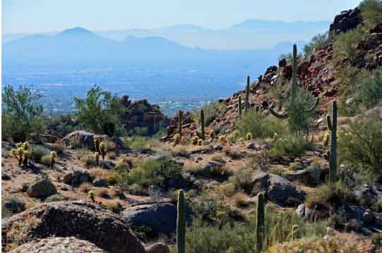 Spectacular views surrounding Tonto Verde