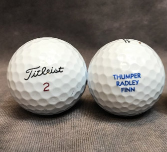 Personalized golf balls from PGA TOUR Superstore