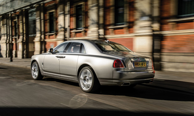 The rear of the Rolls-Royce Ghost Series II