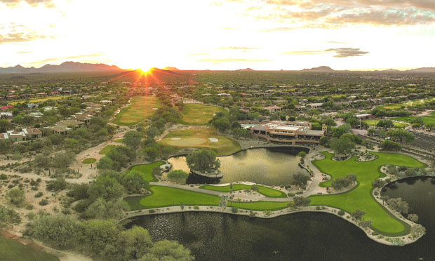 Tonto Verde golf course community from above