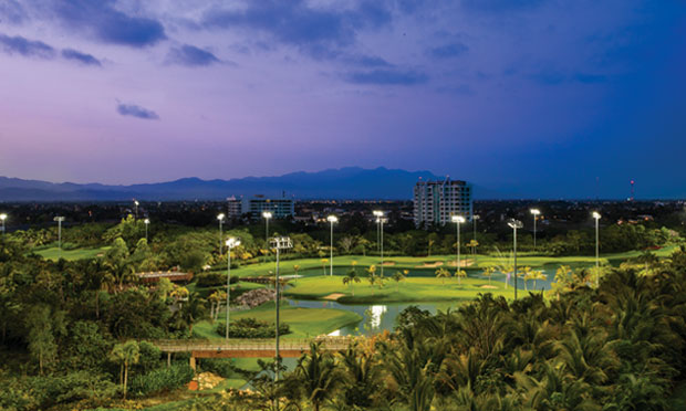 Vidanta under the lights in Nuevo Vallarta