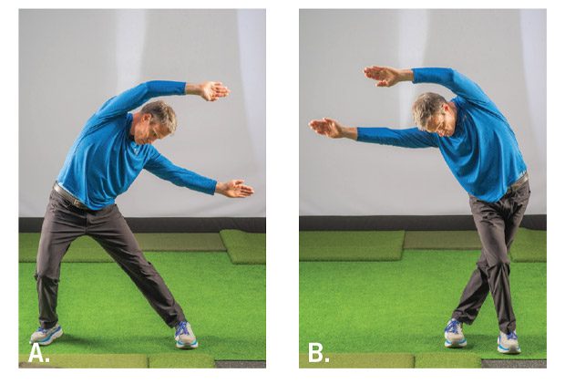 Address position stretches used to improve mobility