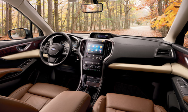 the interior of the 2019 Subaru Ascent