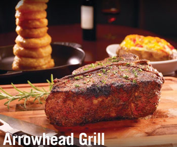 A steak from Arrowhead Grill in Phoenix, Arizona