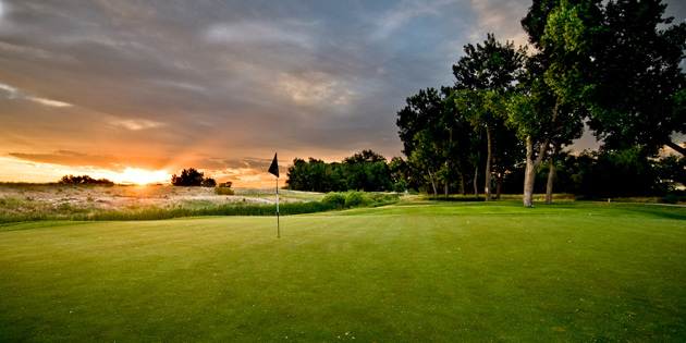 Green Valley Ranch at dusk