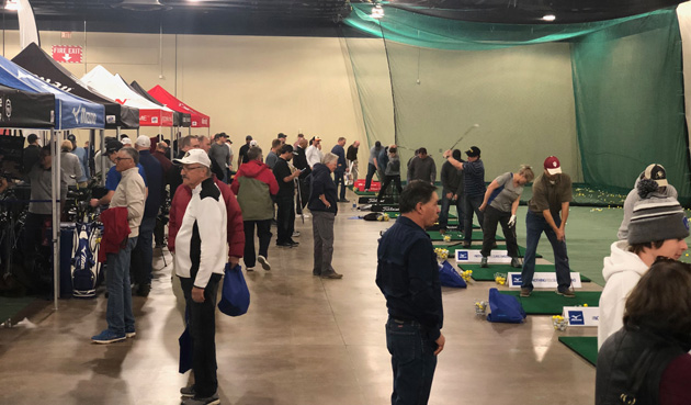 Lenny's Golf Demo Area at Denver Golf Expo