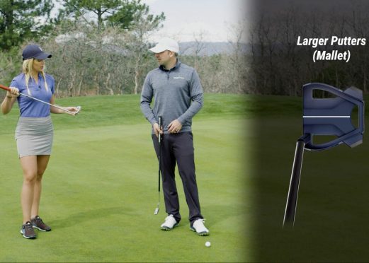 GOLFTEC coach and student discuss putter types