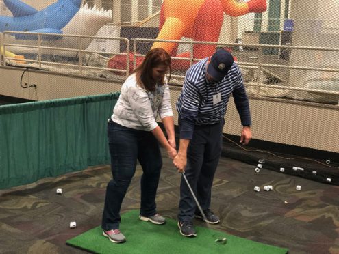 PGA Golf Lesson at Denver GOlf Expo