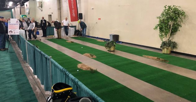 Long Putt Contest at Denver Golf Expo