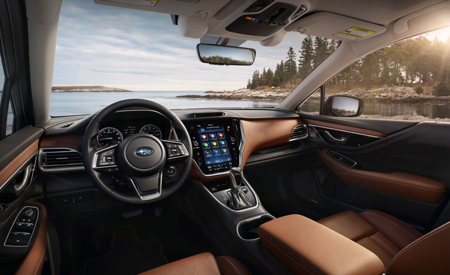 The interior of the 2020 Subaru Ascent Limited