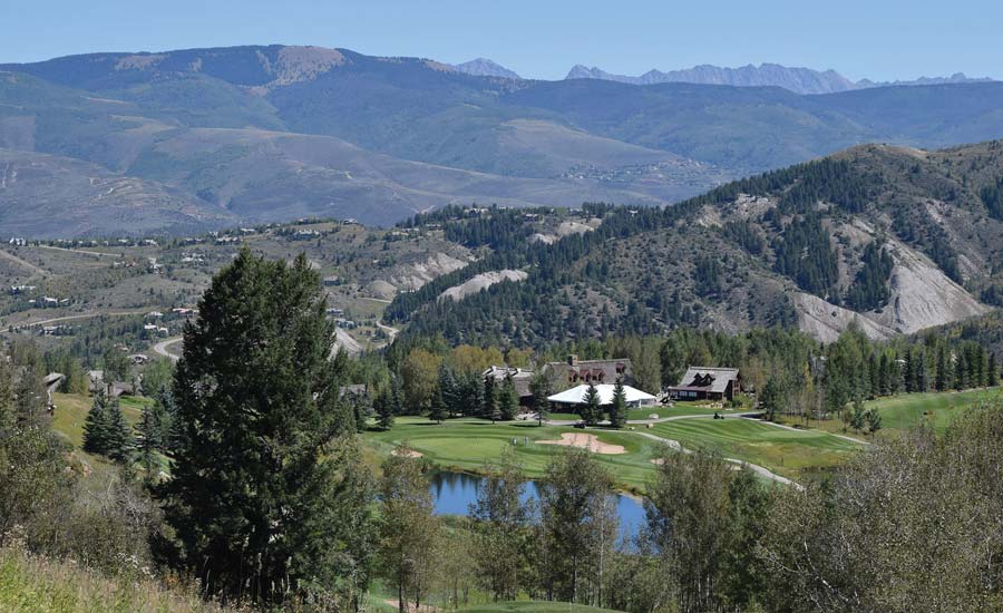 Vail Valley's The Club at Cordillera from the sky