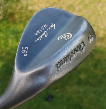 I have a Cleveland 588 56˚ sand wedge in my bag