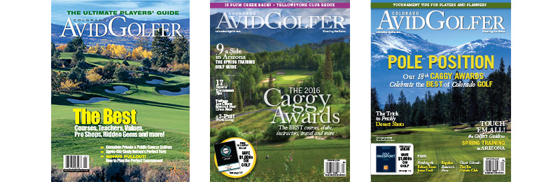 Three Magazine Covers from the Annual CAGGY Awards