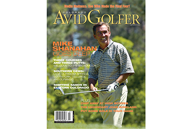 Mike Shanahan on the Front Cover of Colorado AvidGolfer