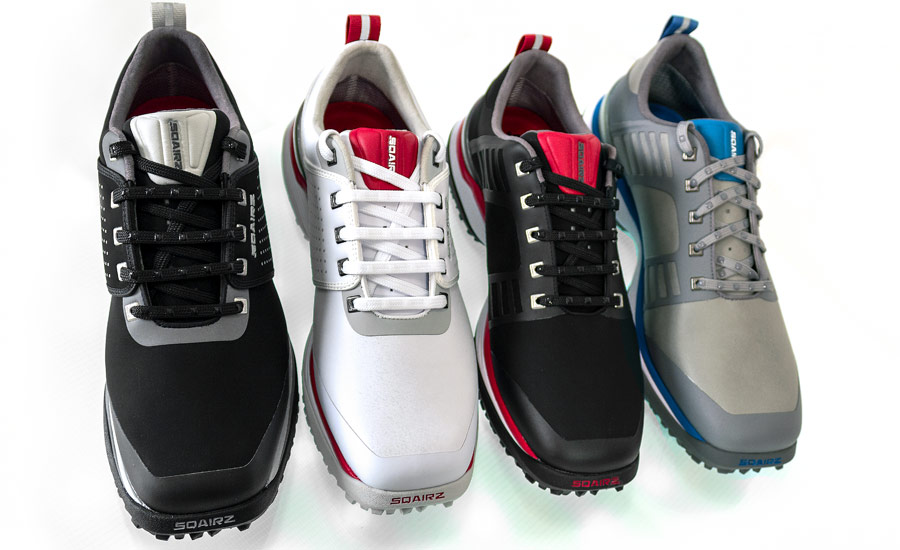 models of the Sqairz golf shoe