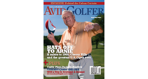 Arnold Palmer on the Cover of Colorado AvidGolfer