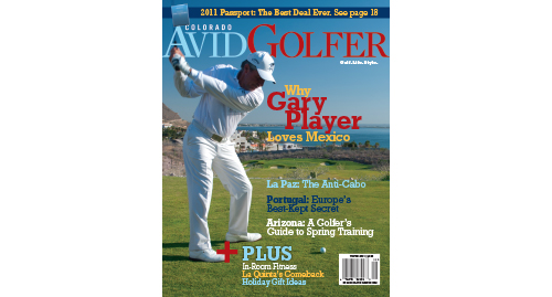 Gary Player on the Cover of Colorado AvidGolfer