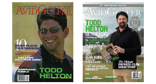 Todd Helton on the Cover of Colorado AvidGolfer