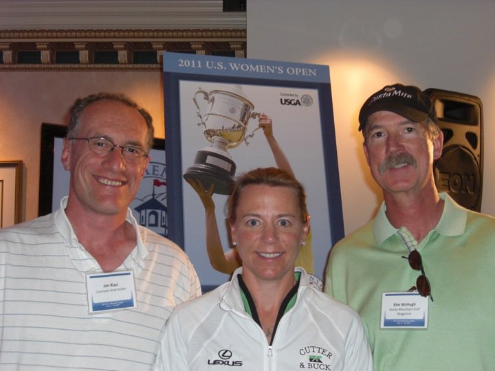 Jon Rizzi with Annika Sorenstam