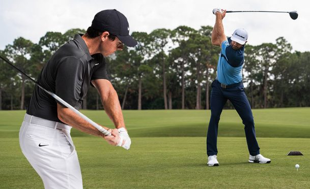 Rory and DJ Smashing Drives