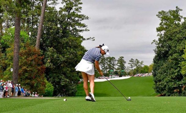 Jennifer Kupcho Teeing Off