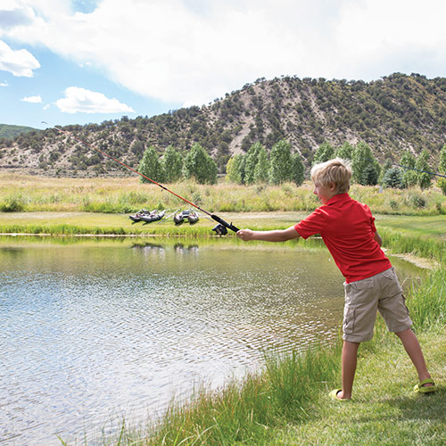 Fishing at Frost Creek