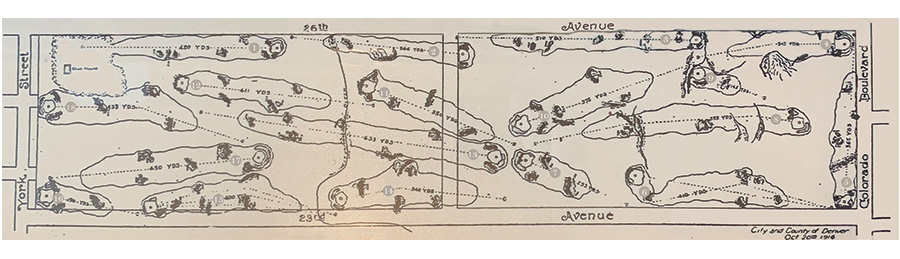 Thomas Bendelow’s original layout in a 1916 rendering