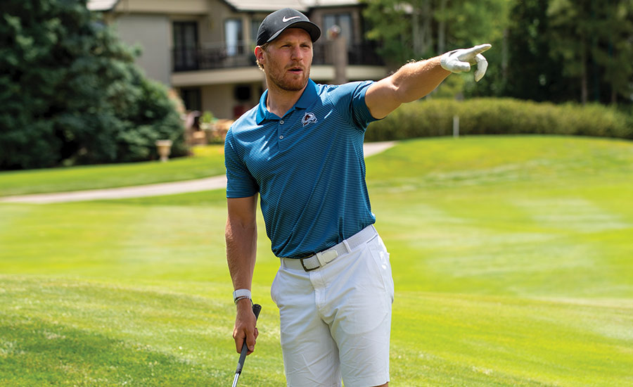 Gabe Landeskog Golfing 3