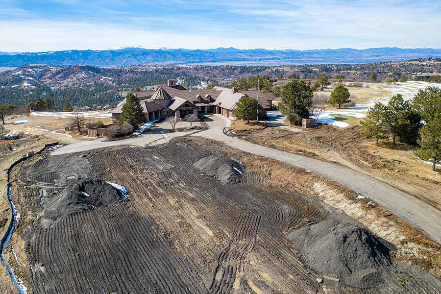 COUNTRY CLUB CASTLE PINES GROUND BREAKING