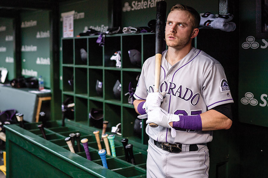 Trevor Story's wife Mallie Story 