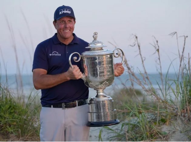 Mickelson at Kiawah with the Wanamaker