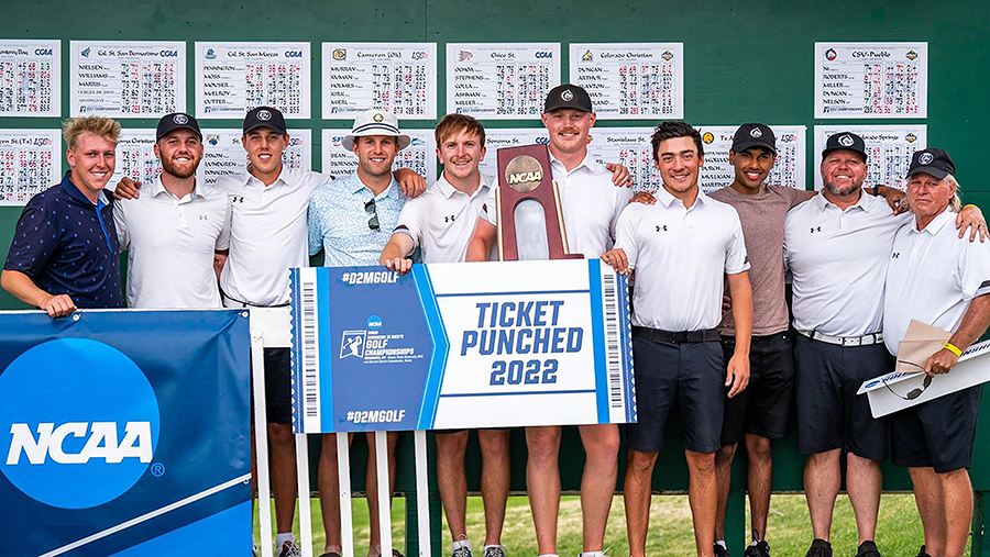 CSU Pueblo after winning regionals