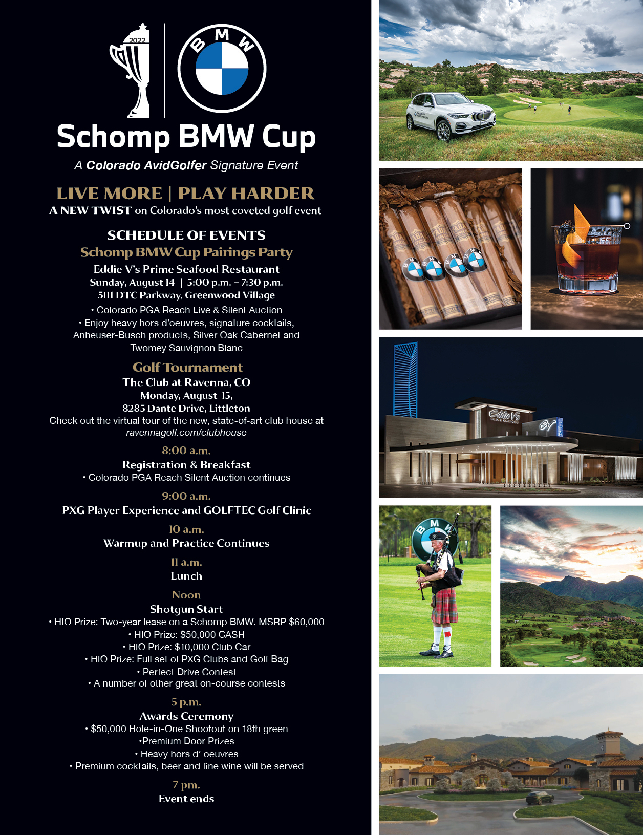 Schomp Cup Schedule of Events
